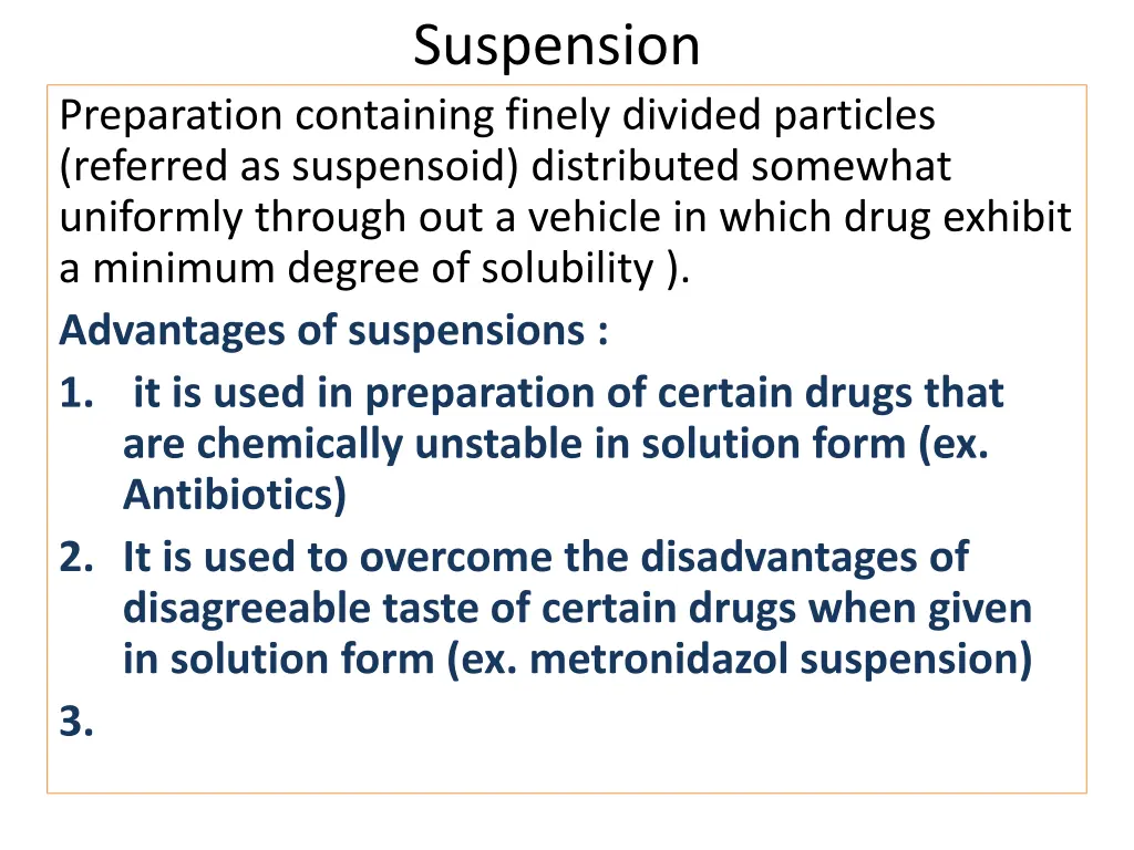 suspension