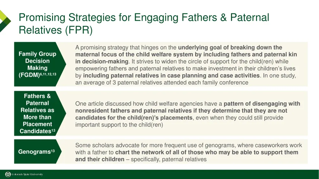 promising strategies for engaging fathers