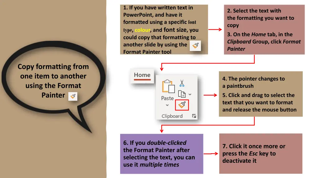 1 if you have written text in powerpoint and have