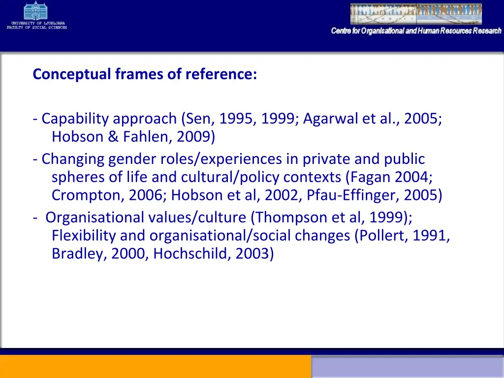 conceptual frames of reference