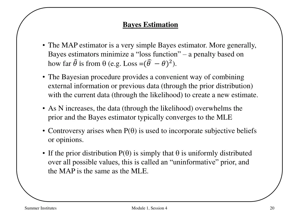 bayes estimation 1