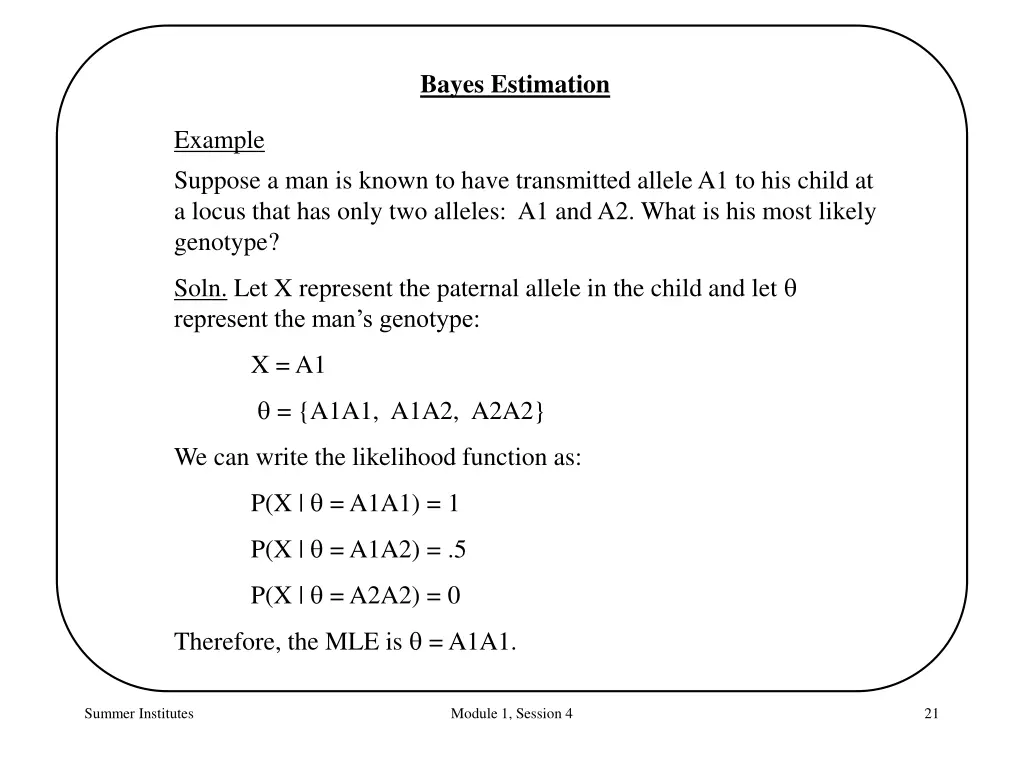 bayes estimation 2