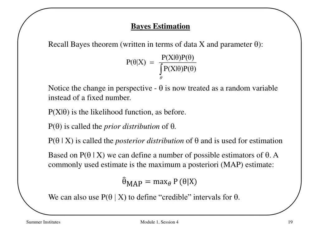 bayes estimation