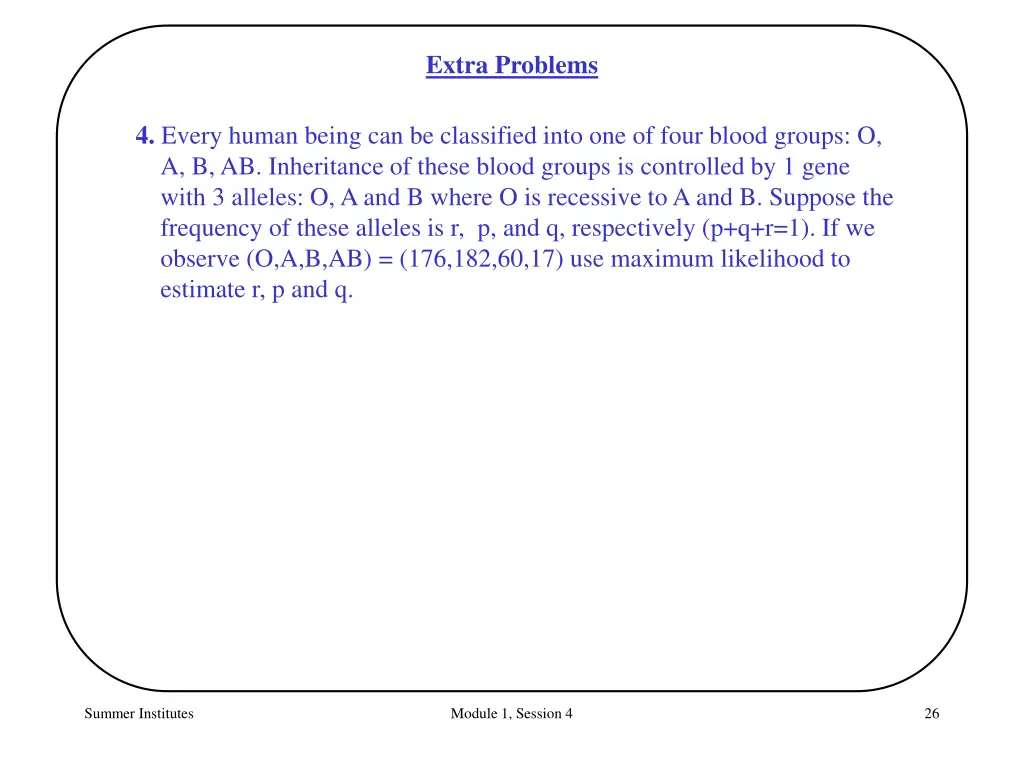 extra problems 2