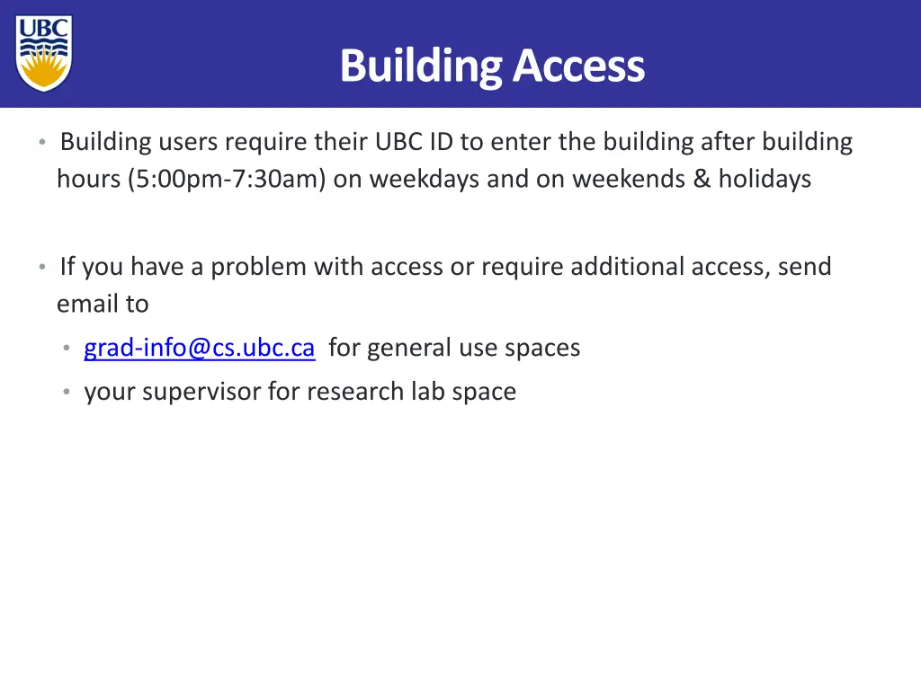 building access