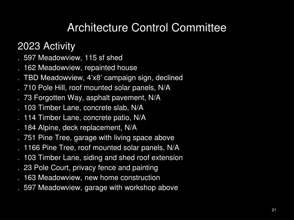 architecture control committee 2