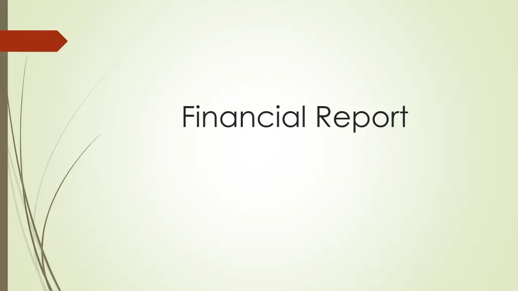 financial report