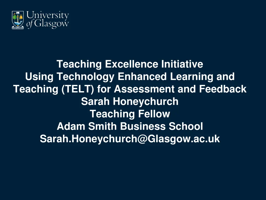 teaching excellence initiative using technology 1