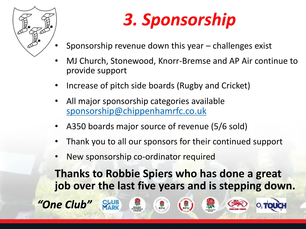 3 sponsorship