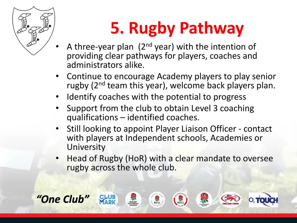 5 rugby pathway a three year plan 2 nd year with