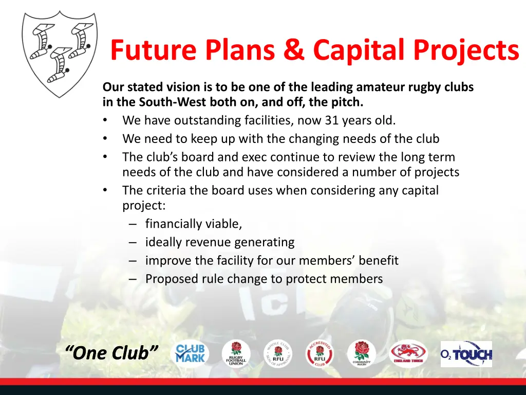 future plans capital projects