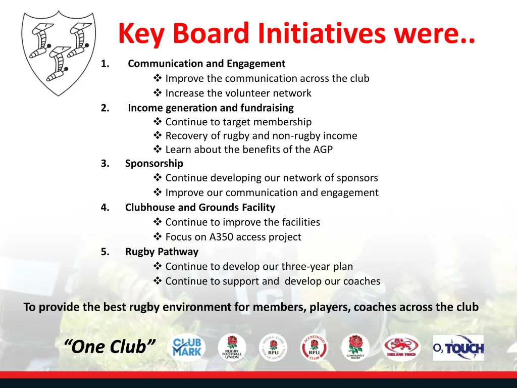 key board initiatives were