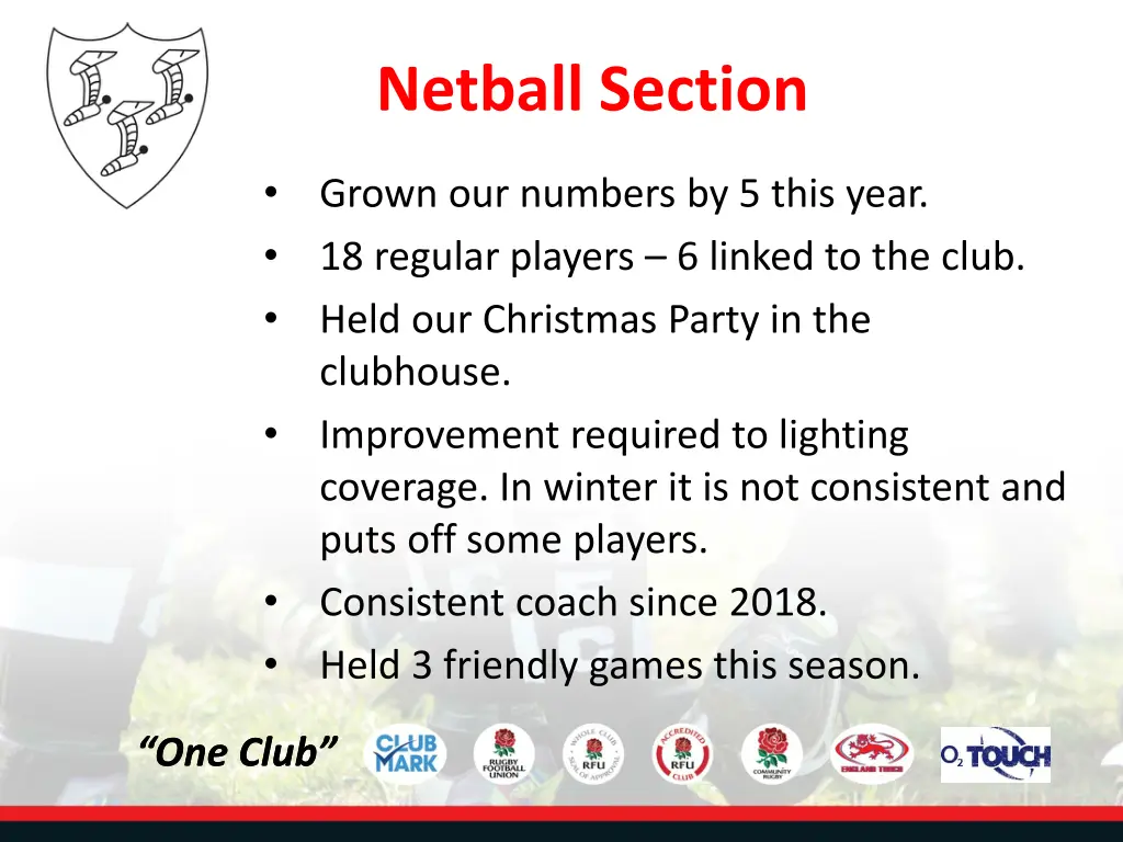 netball section