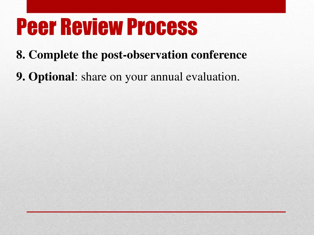 peer review process 1