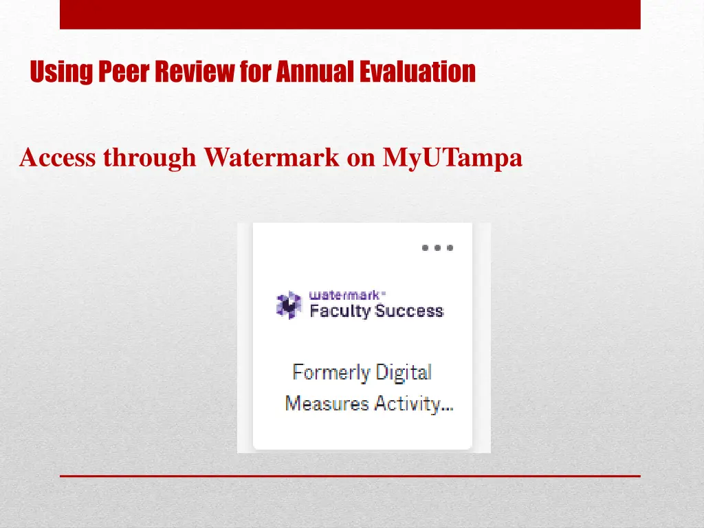 using peer review for annual evaluation 1