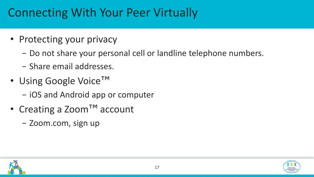 connecting with your peer virtually