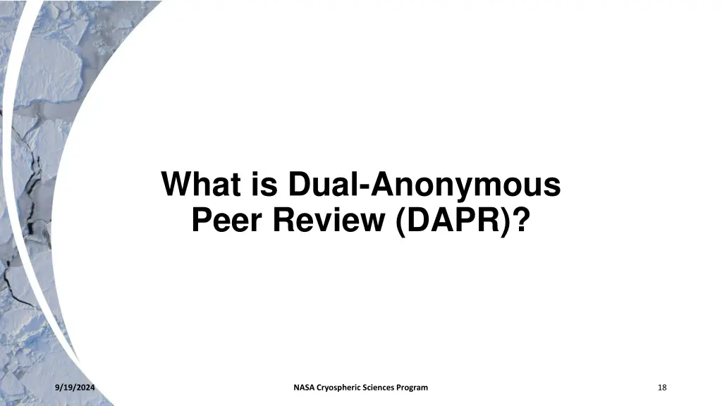 what is dual anonymous peer review dapr