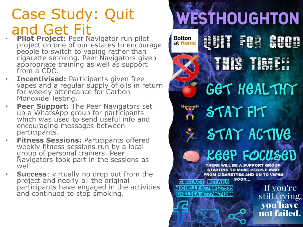 case study quit and get fit