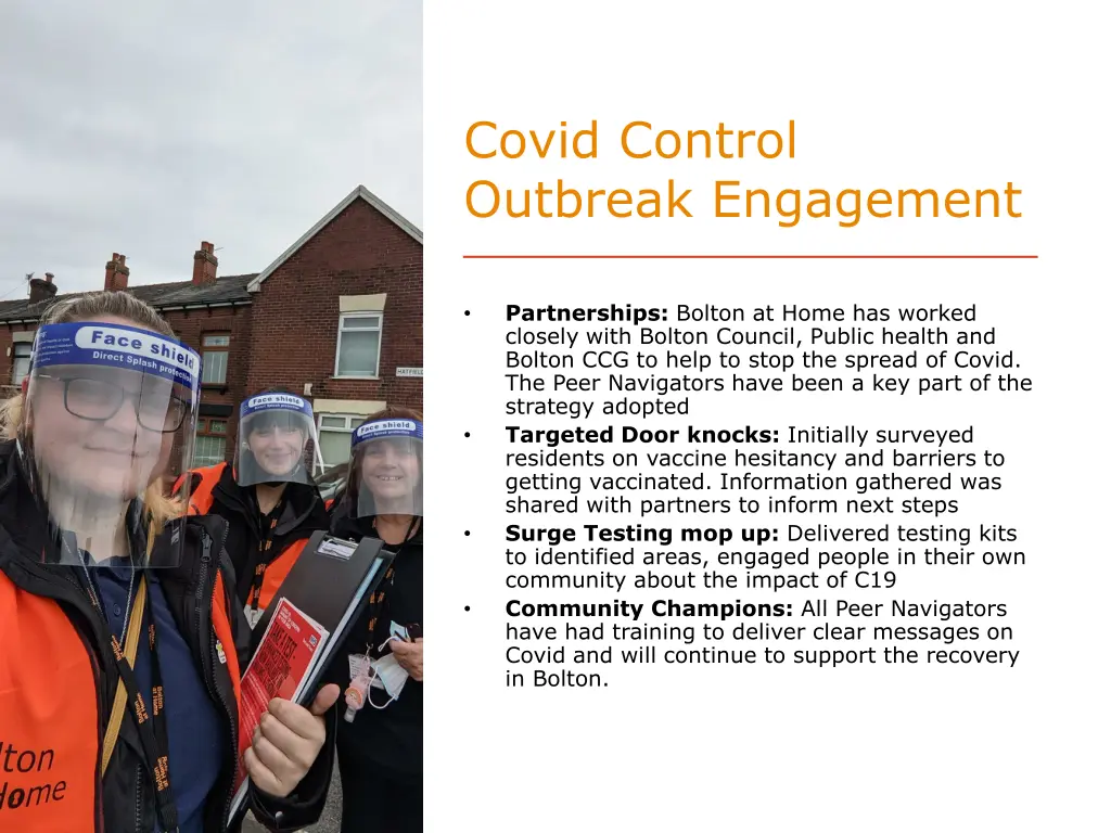 covid control outbreak engagement