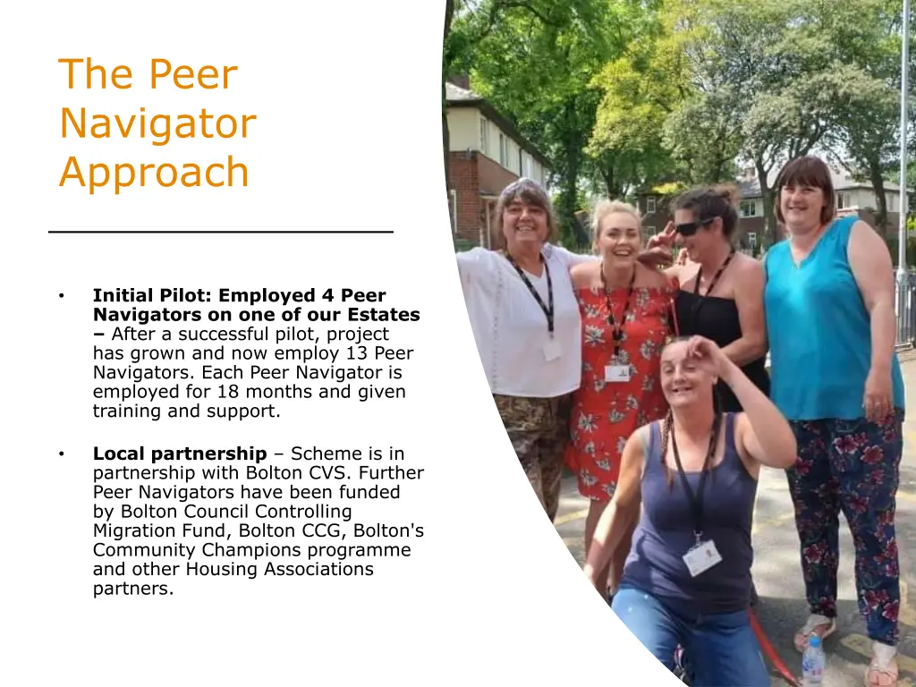 the peer navigator approach