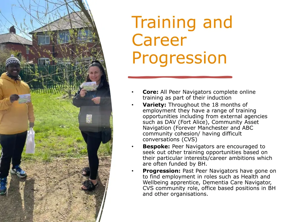 training and career progression