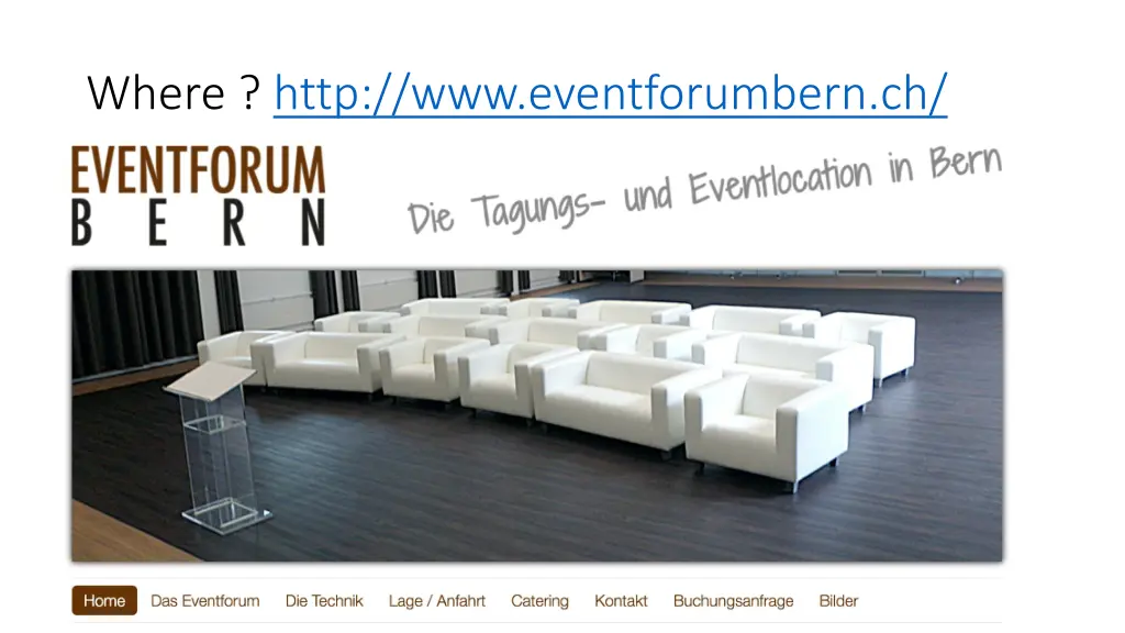 where http www eventforumbern ch