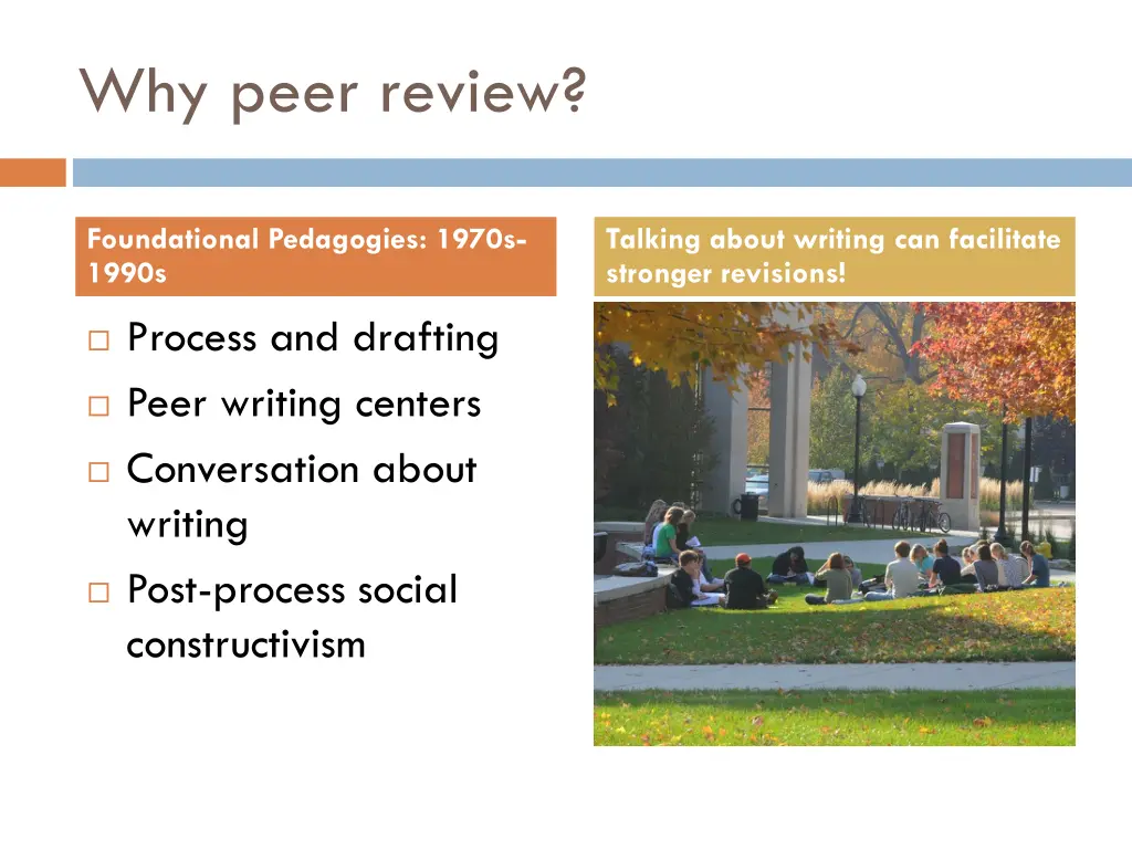 why peer review 1