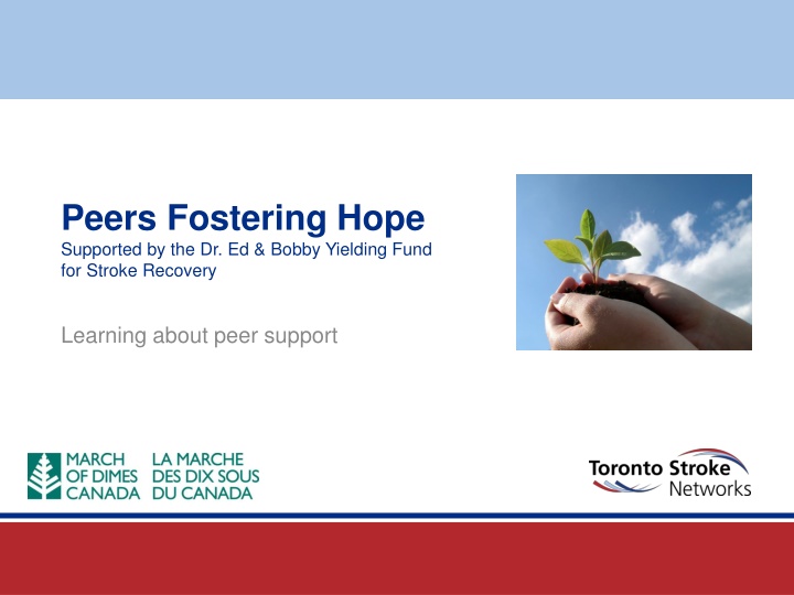 peers fostering hope supported by the dr ed bobby