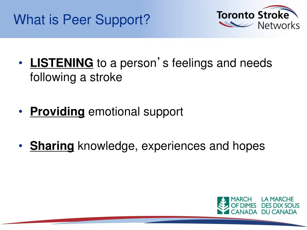 what is peer support