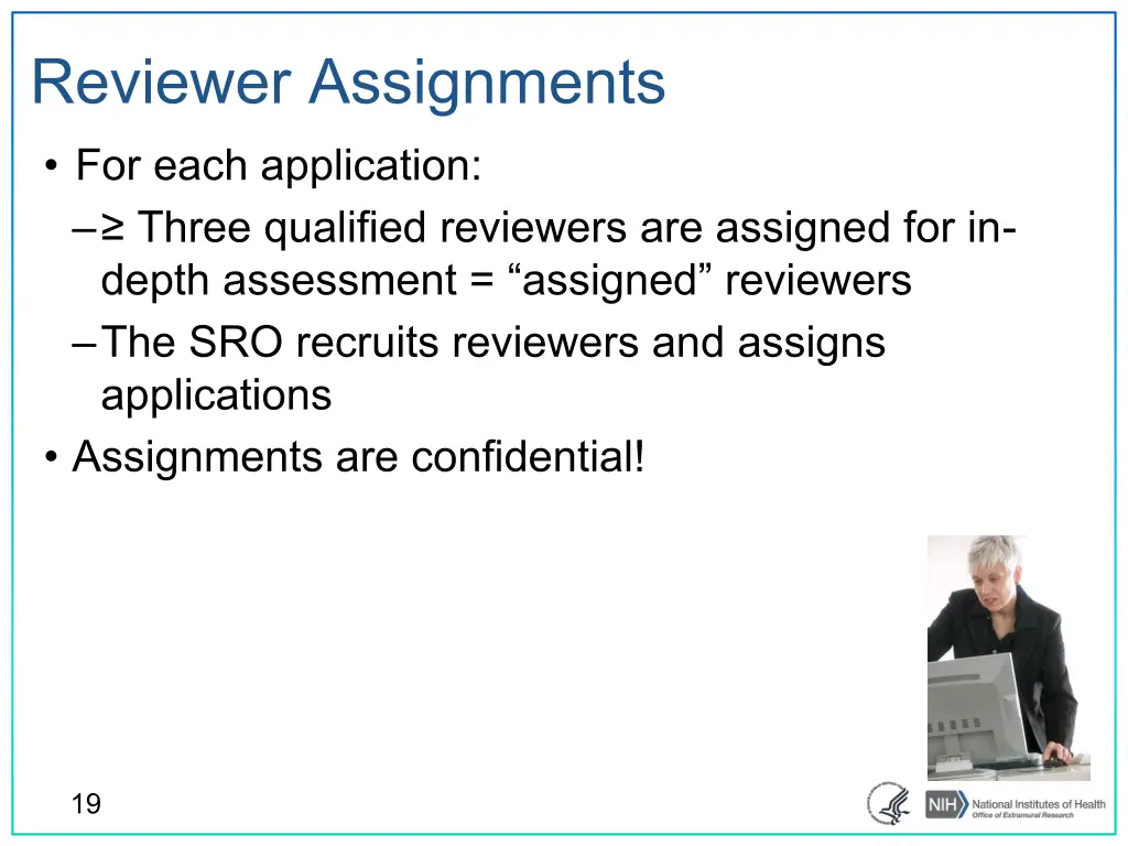 reviewer assignments