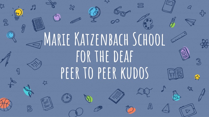 marie katzenbach school for the deaf peer to peer