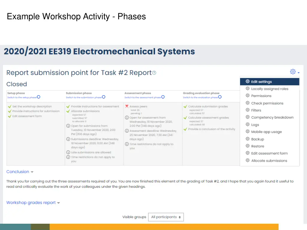 example workshop activity phases 1