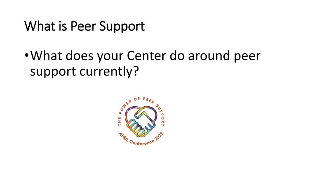 what is peer support what is peer support