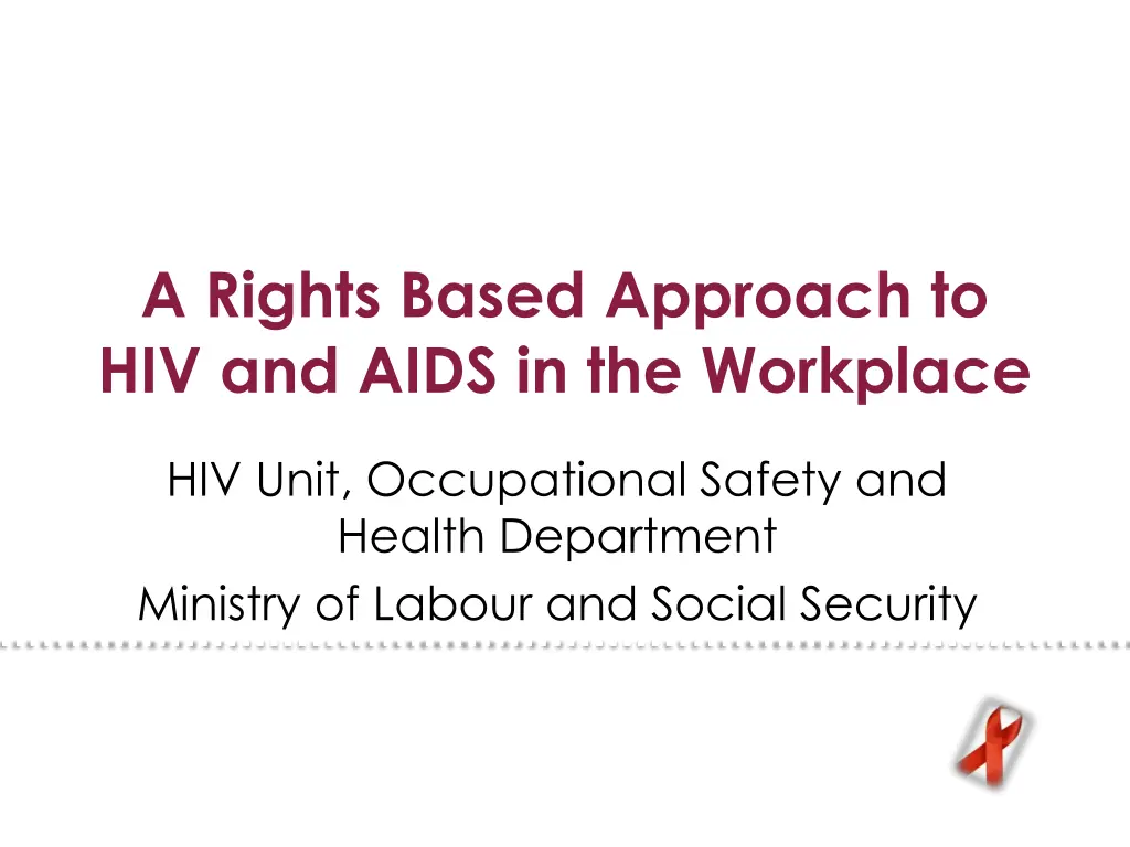 a rights based approach to hiv and aids