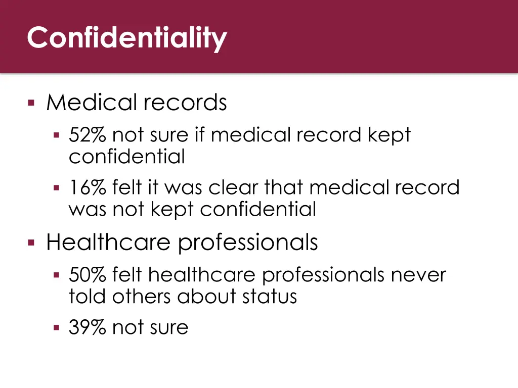 confidentiality