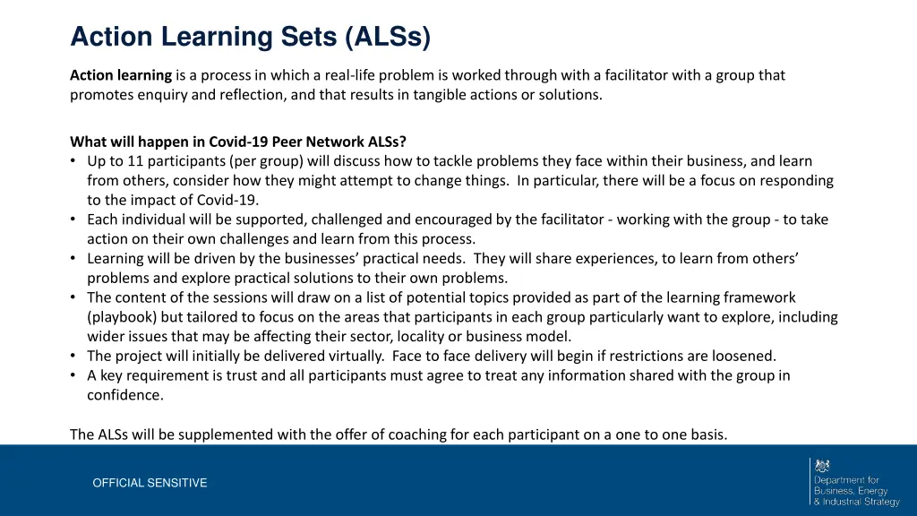 action learning sets alss