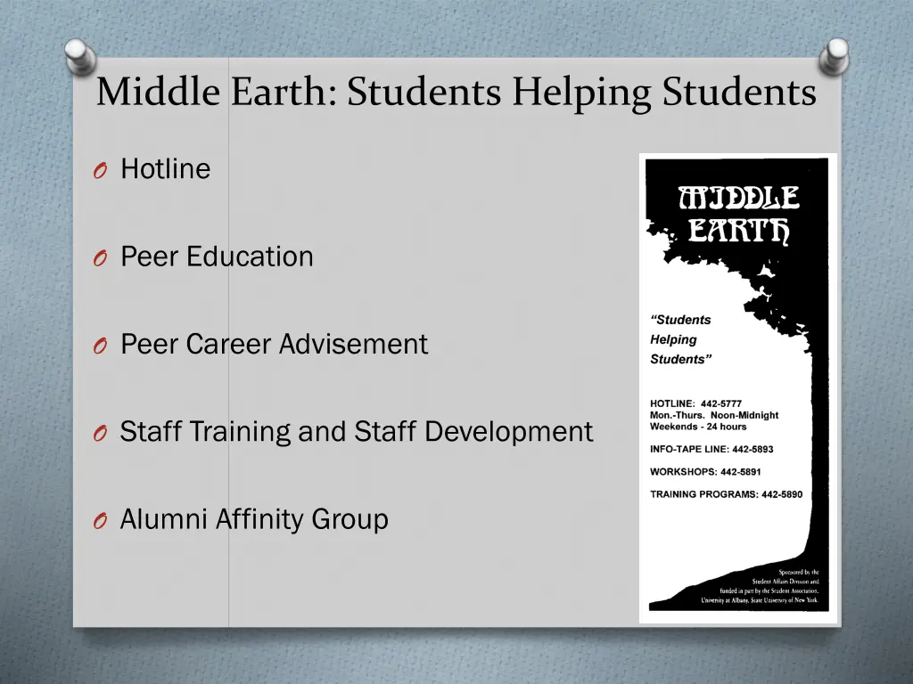 middle earth students helping students