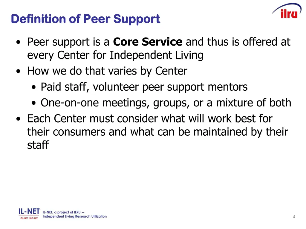 definition of peer support definition of peer