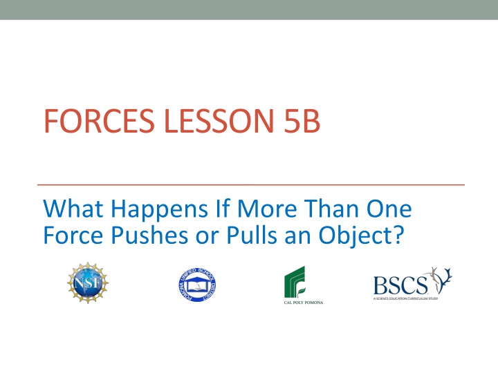 forces lesson 5b