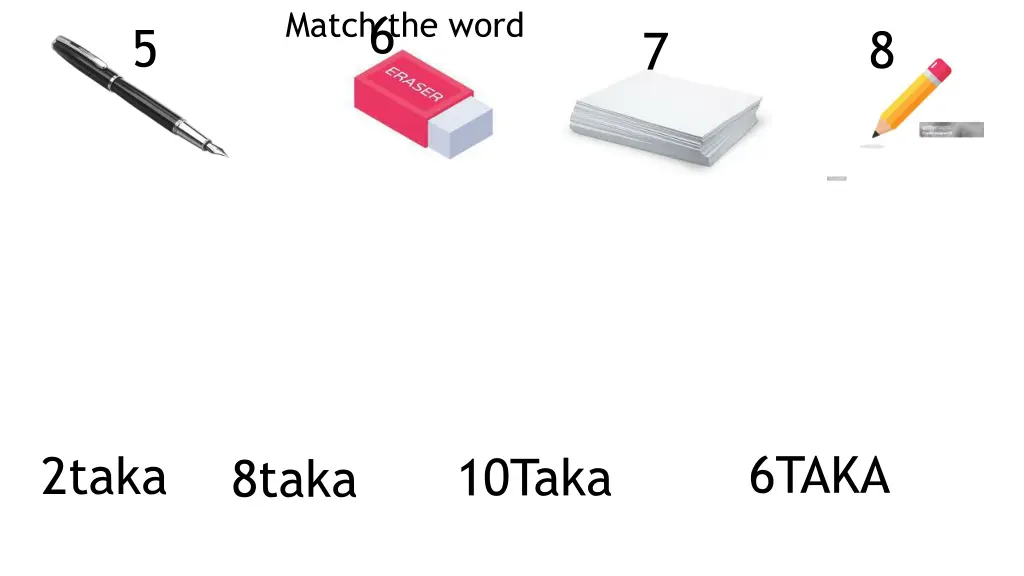 match the word 3