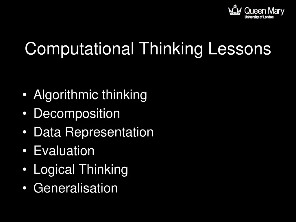 computational thinking lessons