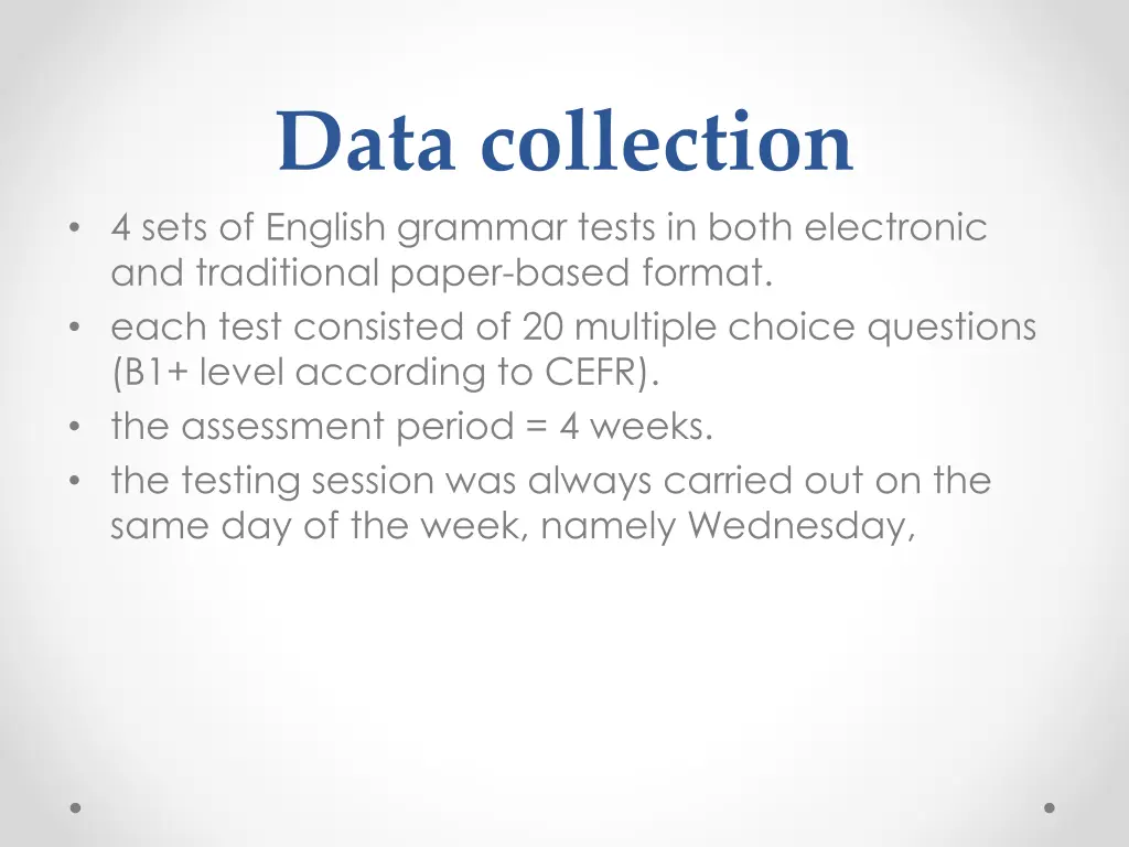 data collection 4 sets of english grammar tests