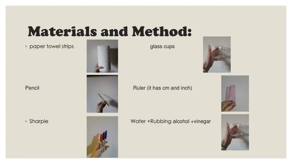 materials and method