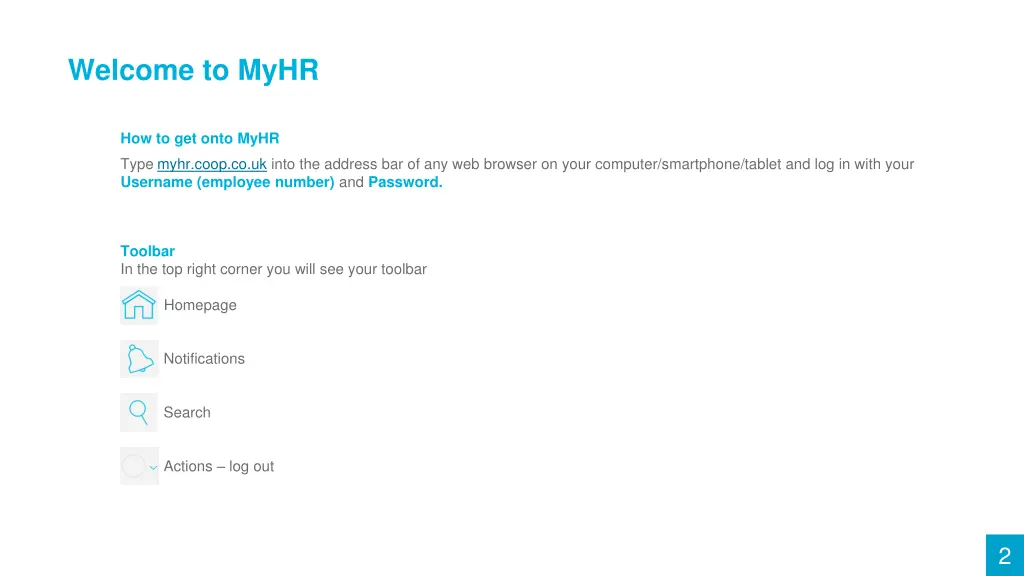 welcome to myhr