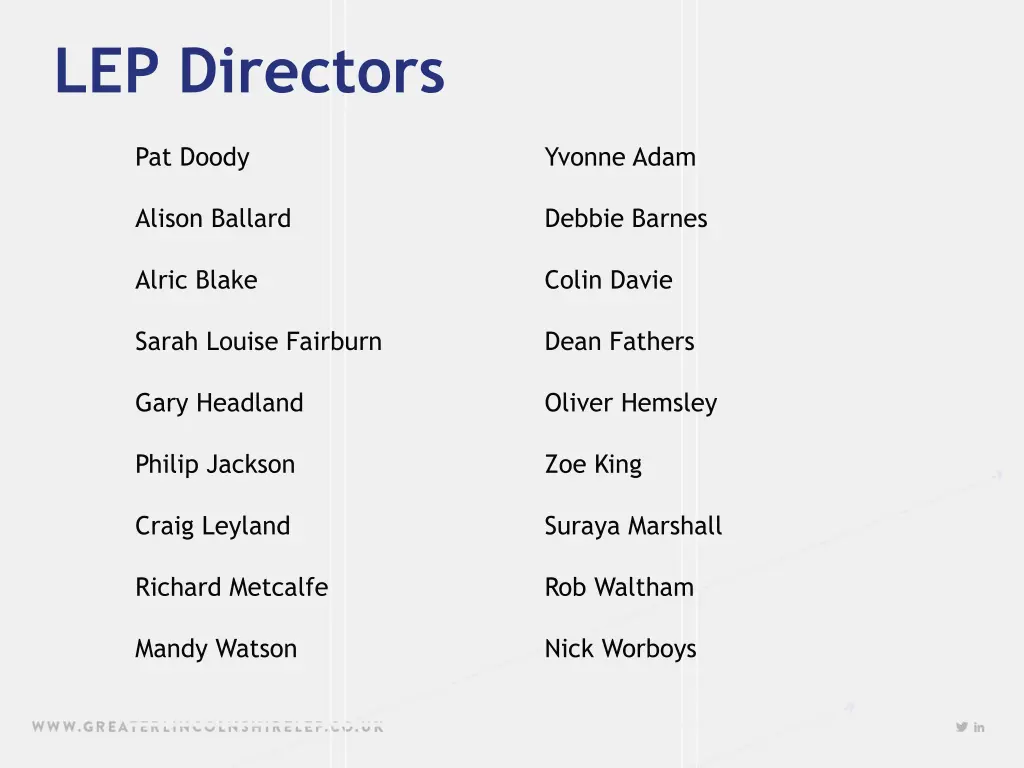 lep directors