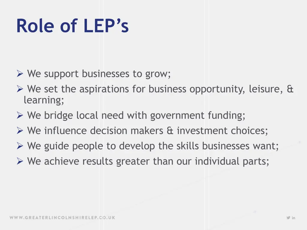 role of lep s