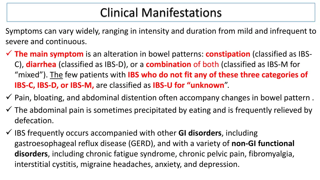 clinical manifestations 1