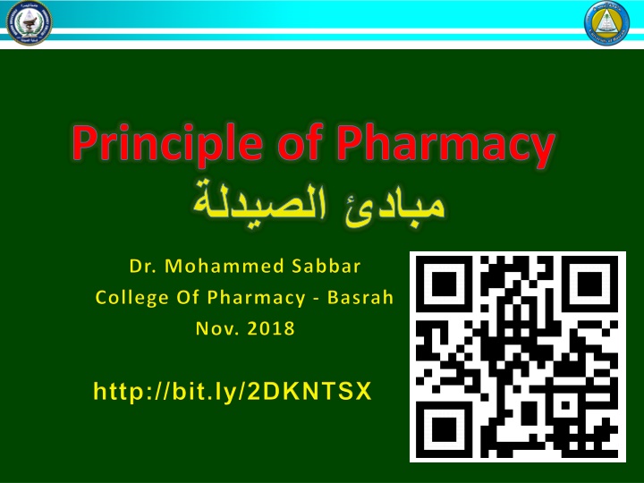 principle of pharmacy