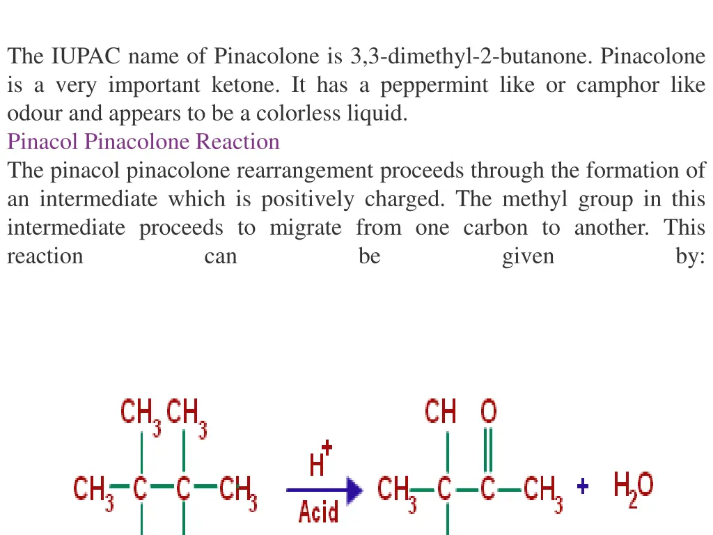 the iupac name of pinacolone is 3 3 dimethyl