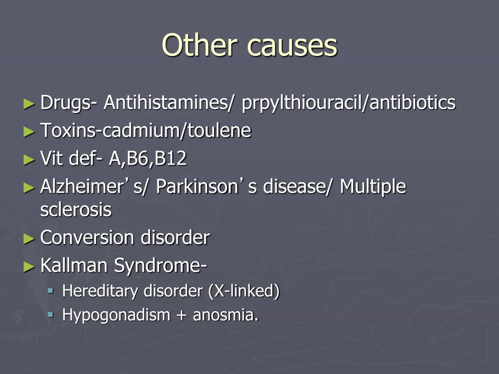 other causes